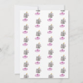 Snow Globe Noël fête DoodTree Invitation (Dos)