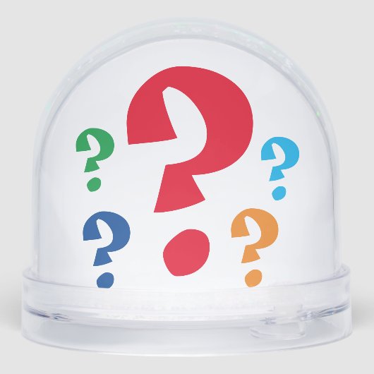 Snow Globe - Question Marks (Arrière)