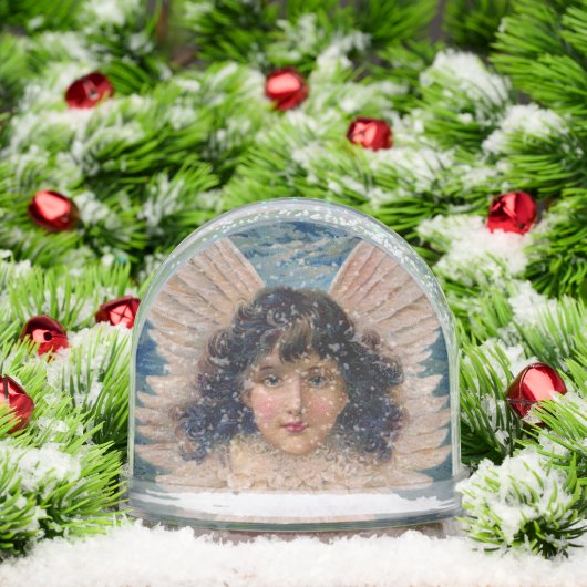 Snow Globe VINTAGE ANGEL  (Noël)