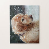 Snow Golden rekwalvisser Legpuzzel (Verticaal)