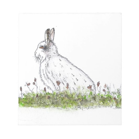Snow Hare Notitieblok (Voorkant)