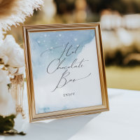 Snow in Love Blue Vrijgezellenfeest Hot Chocolate