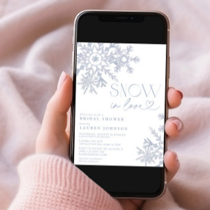 Snow In Love Snowflake Winter Vrijgezellenfeest Kaart