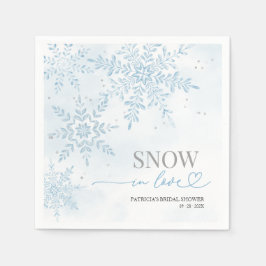 Snow in Love Winter Snowflake Bridal Shower  Servet