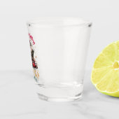 Snow Is Falling, Books Are Calling  Shot Glas (Rechts)