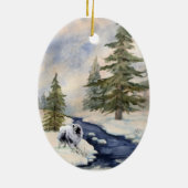 Snow Kees Porcelain Ornament (Achterkant)