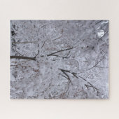 Snow-Laden-bomen Legpuzzel (Horizontaal)