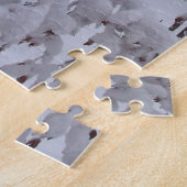 Snow-Laden-bomen Legpuzzel (Zijkant)
