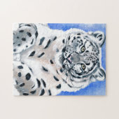Snow Leopard Art Legpuzzel (Horizontaal)