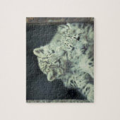 Snow Leopard Babies Legpuzzel (Verticaal)