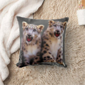 Snow Leopard Cubs Kussen (Deken)