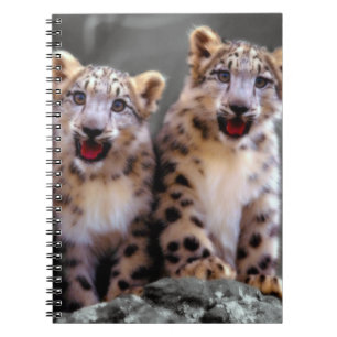 Snow Leopard Cubs Notitieboek