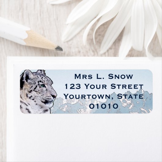 Snow Leopard Etiket (Insitu)