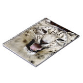 Snow Leopard Face Notitieboek (Linkerzijde)
