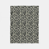 Snow Leopard Fleece Deken (Voorkant)