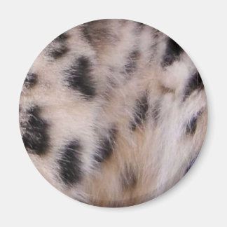 Snow Leopard Fur Magneet