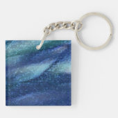 Snow Leopard Habitat Sleutelhanger (Achterkant)