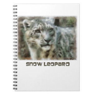 Snow Leopard-laptop Notitieboek