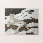 Snow Leopard Legpuzzel (Horizontaal)