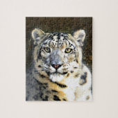 Snow Leopard Legpuzzel (Verticaal)