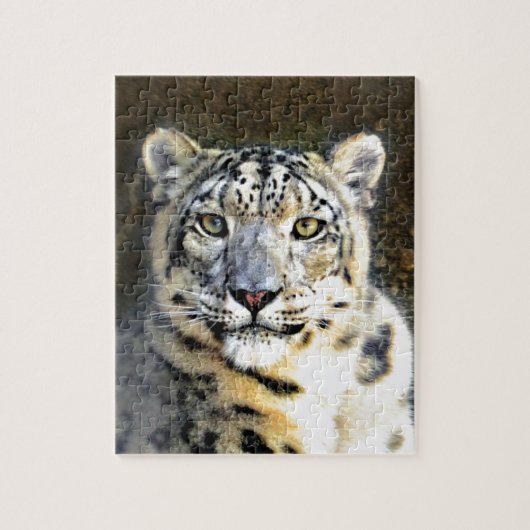 Snow Leopard Legpuzzel (Verticaal)