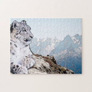 Snow Leopard Legpuzzel