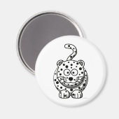 Snow Leopard Magneet (Voorkant / Achterkant)