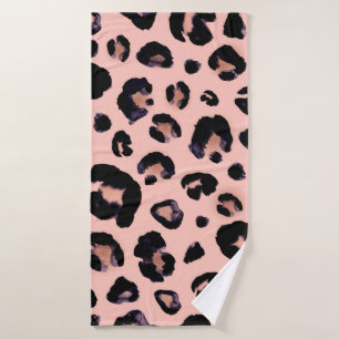 Snow Leopard noir gris beige arrière - plan sans c
