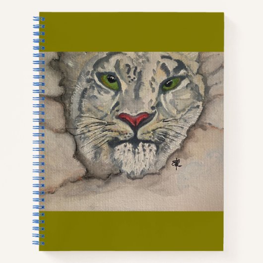 Snow Leopard Notitieboek (Voorkant)