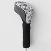 Snow Leopard Pattern Golfheadcover (Schuin)