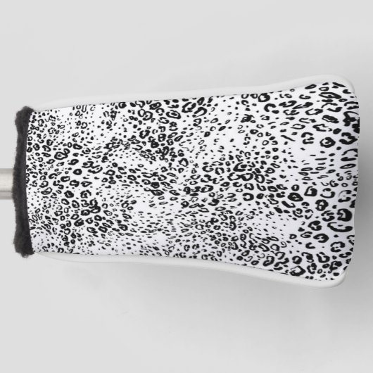 Snow Leopard Pattern Golfheadcover (Voorkant)
