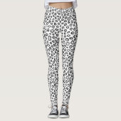 Snow Leopard Pattern Leggings (Voorkant)