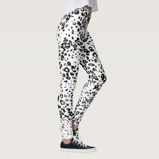 Snow Leopard Pattern Leggings (Rechts)