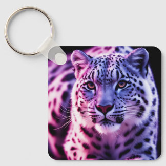 Snow Leopard Portrait Sleutelhanger