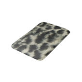 Snow Leopard Print Badmat (Gekanteld)