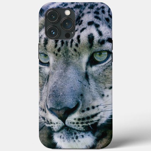 Snow Leopard Print Hoesje-Mate iPhone case (Achterkant)