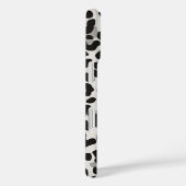 Snow Leopard print wit trendy patroon Case-Mate iPhone Case (Achterkant / Rechts)