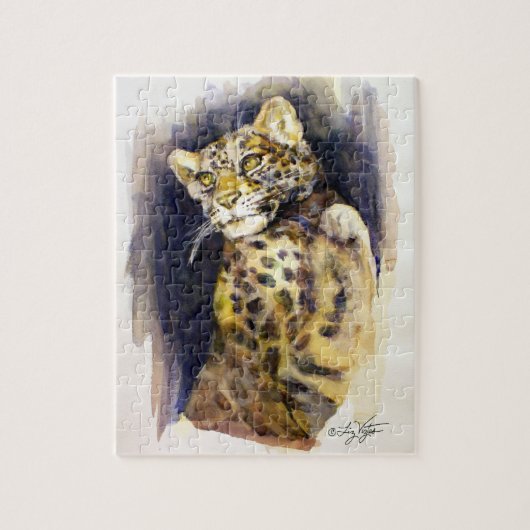 Snow Leopard Puzzle Legpuzzel (Verticaal)