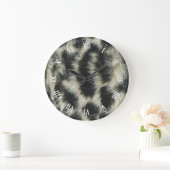 Snow Leopard Round Roman Nummerklok Grote Klok (Huis)