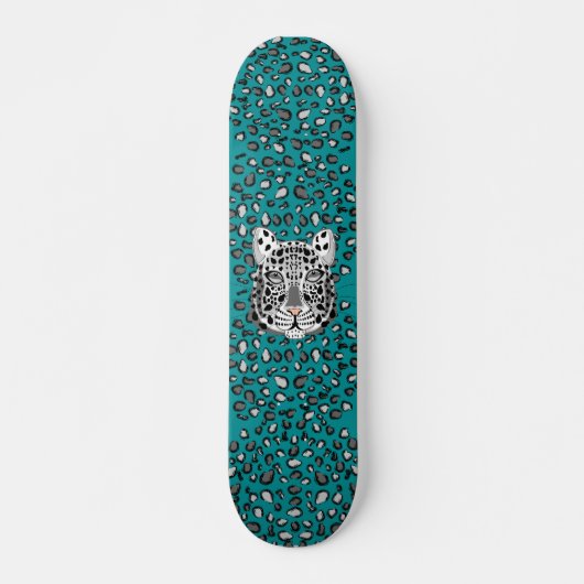 Snow Leopard Skateboard (Voorkant)