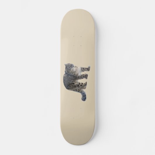 Snow Leopard Skateboard (Voorkant)
