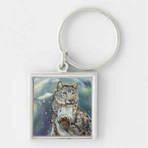 Snow Leopard~ sleutelhanger