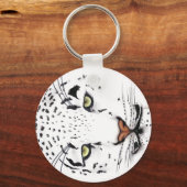 Snow Leopard Sleutelhanger (Voorkant)