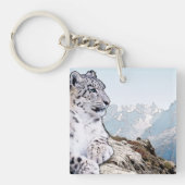 Snow Leopard Sleutelhanger (Voorkant)