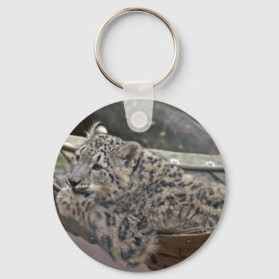 Snow Leopard Sleutelhanger