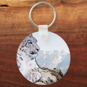 Snow Leopard Sleutelhanger (Voorkant)