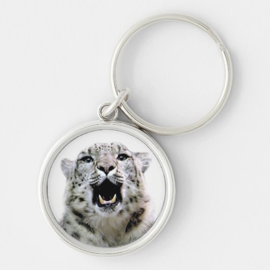 Snow Leopard Sleutelhanger (Voorkant)