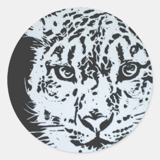 Snow Leopard Sticker