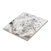 Snow Leopard Tegeltje (Zijkant)