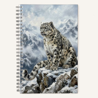 Snow Leopard Totem Journal – Fine Art Wildlife  Notitieboek